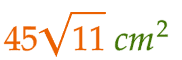 大問5（1）の解答 45√11